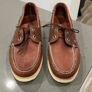 G.H. Bass & Co. Brown Leather Boat Shoes